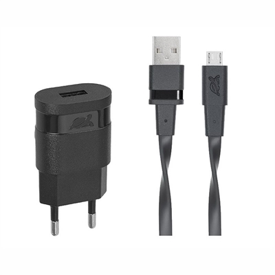 RIVACASE Adap pared 1 usb cable microusb negro